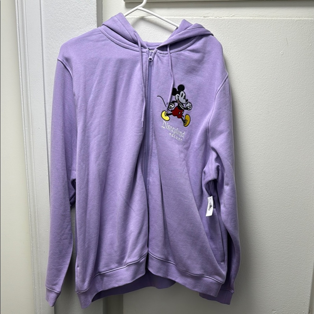 Disney Purple Lavender Crew Neck Sweater with Cartoon Design